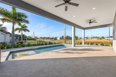 Brand new construction with nearly 2,800 sq. ft. of thoughtfully on Burnt Store Golf Club in Florida - for sale on GolfHomes.com, golf home, golf lot