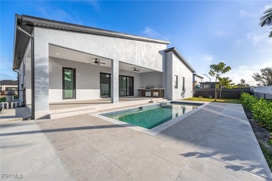 Brand new construction with nearly 2,800 sq. ft. of thoughtfully on Burnt Store Golf Club in Florida - for sale on GolfHomes.com, golf home, golf lot