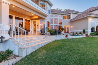 This stunning, custom-built two-story home is perched on Apple on Ram Rock Golf Course in Texas - for sale on GolfHomes.com, golf home, golf lot