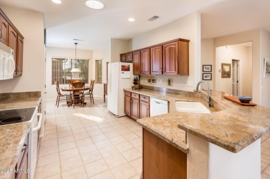 This expanded freshly painted Borgata boasts stunning mountain on Cimarron Golf Club in Arizona - for sale on GolfHomes.com, golf home, golf lot