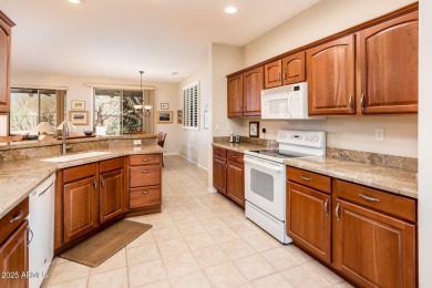 This expanded freshly painted Borgata boasts stunning mountain on Cimarron Golf Club in Arizona - for sale on GolfHomes.com, golf home, golf lot