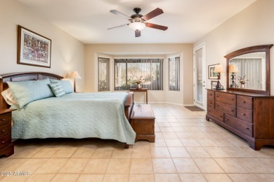 This expanded freshly painted Borgata boasts stunning mountain on Cimarron Golf Club in Arizona - for sale on GolfHomes.com, golf home, golf lot