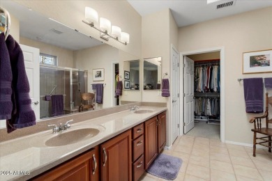 This expanded freshly painted Borgata boasts stunning mountain on Cimarron Golf Club in Arizona - for sale on GolfHomes.com, golf home, golf lot