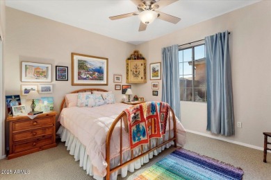 This expanded freshly painted Borgata boasts stunning mountain on Cimarron Golf Club in Arizona - for sale on GolfHomes.com, golf home, golf lot