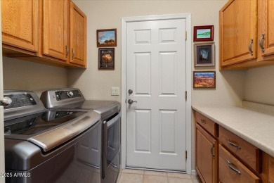 This expanded freshly painted Borgata boasts stunning mountain on Cimarron Golf Club in Arizona - for sale on GolfHomes.com, golf home, golf lot