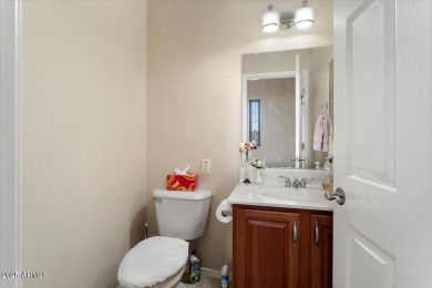 This expanded freshly painted Borgata boasts stunning mountain on Cimarron Golf Club in Arizona - for sale on GolfHomes.com, golf home, golf lot