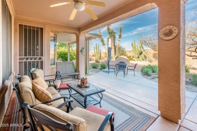 This expanded freshly painted Borgata boasts stunning mountain on Cimarron Golf Club in Arizona - for sale on GolfHomes.com, golf home, golf lot