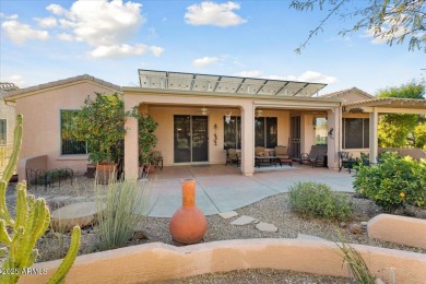 This expanded freshly painted Borgata boasts stunning mountain on Cimarron Golf Club in Arizona - for sale on GolfHomes.com, golf home, golf lot