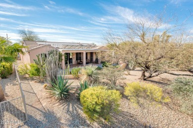 This expanded freshly painted Borgata boasts stunning mountain on Cimarron Golf Club in Arizona - for sale on GolfHomes.com, golf home, golf lot