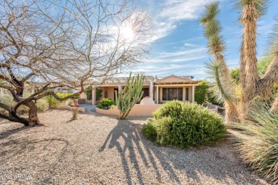 This expanded freshly painted Borgata boasts stunning mountain on Cimarron Golf Club in Arizona - for sale on GolfHomes.com, golf home, golf lot