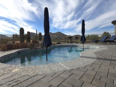 Located along the golf course with breathtaking mountain views on Copper Canyon Golf Club in Arizona - for sale on GolfHomes.com, golf home, golf lot