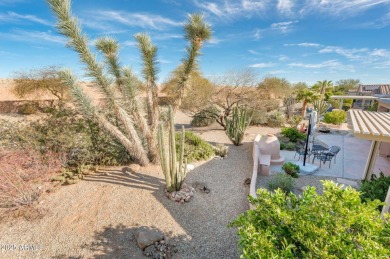 This expanded freshly painted Borgata boasts stunning mountain on Cimarron Golf Club in Arizona - for sale on GolfHomes.com, golf home, golf lot