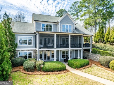 Luxury Lakefront living on Lake Oconee. Located in the gated on The Golf Club at Cuscowilla in Georgia - for sale on GolfHomes.com, golf home, golf lot