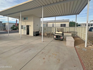 Beautiful RV lot with 2-story shed, located in the quiet North on Great Eagle Golf Club in Arizona - for sale on GolfHomes.com, golf home, golf lot