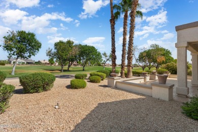 Discover this popular Palo Verde model nestled on the 7th green on Sun City Grand Golf Couse and Club in Arizona - for sale on GolfHomes.com, golf home, golf lot