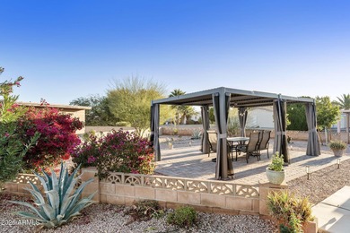 Beautifully updated 2BR, 2BA home on a rare large double corner on Sun Lakes Country Club in Arizona - for sale on GolfHomes.com, golf home, golf lot