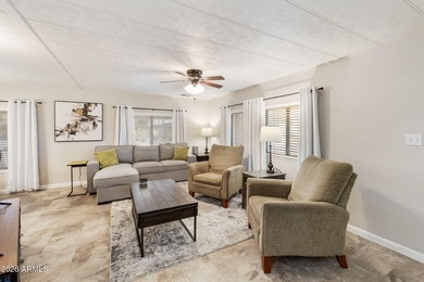 Beautifully updated 2BR, 2BA home on a rare large double corner on Sun Lakes Country Club in Arizona - for sale on GolfHomes.com, golf home, golf lot
