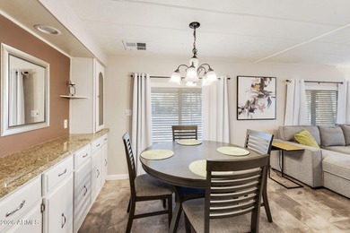 Beautifully updated 2BR, 2BA home on a rare large double corner on Sun Lakes Country Club in Arizona - for sale on GolfHomes.com, golf home, golf lot