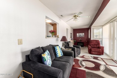 WELCOME TO THIS CHARMING GOLF COURSE HOME. THIS 2 BEDROOM, 2 on Sun City South Golf Course in Arizona - for sale on GolfHomes.com, golf home, golf lot