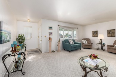 WELCOME TO THIS CHARMING GOLF COURSE HOME. THIS 2 BEDROOM, 2 on Sun City South Golf Course in Arizona - for sale on GolfHomes.com, golf home, golf lot