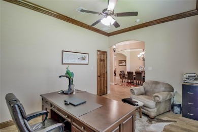 Charming, stone and brick 3 bed, 3 bath home with NO HOA just on Harbor Lakes Golf Club in Texas - for sale on GolfHomes.com, golf home, golf lot