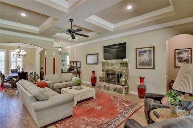 Charming, stone and brick 3 bed, 3 bath home with NO HOA just on Harbor Lakes Golf Club in Texas - for sale on GolfHomes.com, golf home, golf lot