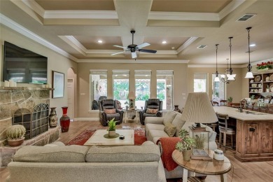 Charming, stone and brick 3 bed, 3 bath home with NO HOA just on Harbor Lakes Golf Club in Texas - for sale on GolfHomes.com, golf home, golf lot