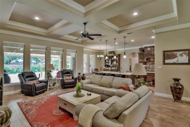 Charming, stone and brick 3 bed, 3 bath home with NO HOA just on Harbor Lakes Golf Club in Texas - for sale on GolfHomes.com, golf home, golf lot