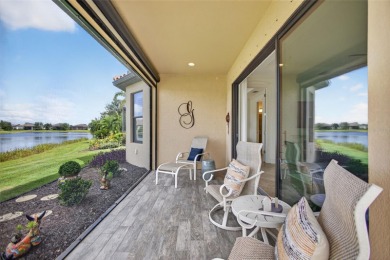 Luxuriously Upgraded Roma Model with Pond Views & Room for a on Esplanade Golf and Country at Lakewood Ranch in Florida - for sale on GolfHomes.com, golf home, golf lot