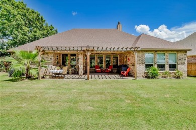 Charming, stone and brick 3 bed, 3 bath home with NO HOA just on Harbor Lakes Golf Club in Texas - for sale on GolfHomes.com, golf home, golf lot