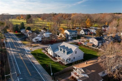 Fall in love with this light and airy NEW CONSTRUCTION custom on Potowomut Golf Club in Rhode Island - for sale on GolfHomes.com, golf home, golf lot