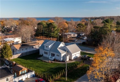 Fall in love with this light and airy NEW CONSTRUCTION custom on Potowomut Golf Club in Rhode Island - for sale on GolfHomes.com, golf home, golf lot