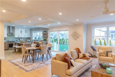 Fall in love with this light and airy NEW CONSTRUCTION custom on Potowomut Golf Club in Rhode Island - for sale on GolfHomes.com, golf home, golf lot