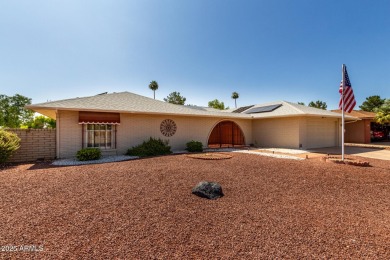 Beautifully maintained single-story home at the head of Sun City on Union Hills Country Club in Arizona - for sale on GolfHomes.com, golf home, golf lot