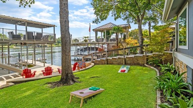 Discover your dream lakefront retreat on the premier stretch of on Packsaddle Country Club in Texas - for sale on GolfHomes.com, golf home, golf lot