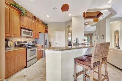The picture frame pool enclosure is ideal as this home has one on Palmira Golf and Country Club in Florida - for sale on GolfHomes.com, golf home, golf lot