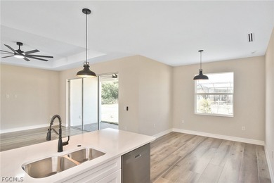 Come view this gorgeous brand-new home nestled feet away from on Burnt Store Golf Club in Florida - for sale on GolfHomes.com, golf home, golf lot