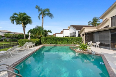 Lovely lakefront four bedroom plus den/office Patio C home with on Frenchmans Creek Country Club in Florida - for sale on GolfHomes.com, golf home, golf lot