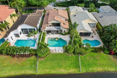 Lovely lakefront four bedroom plus den/office Patio C home with on Frenchmans Creek Country Club in Florida - for sale on GolfHomes.com, golf home, golf lot