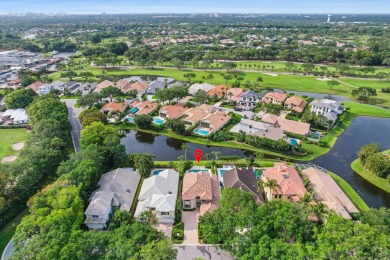 Lovely lakefront four bedroom plus den/office Patio C home with on Frenchmans Creek Country Club in Florida - for sale on GolfHomes.com, golf home, golf lot