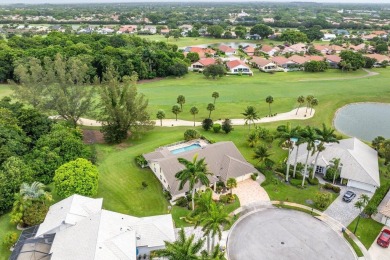 Elegant custom home on a rare oversized lot at the end of the on  in Florida - for sale on GolfHomes.com, golf home, golf lot
