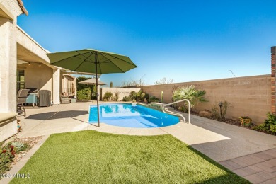 JOURNEY TO RESORT STYLE LIVING w/ Private heated POOL & SPA!! on Poston Butte Golf Club in Arizona - for sale on GolfHomes.com, golf home, golf lot