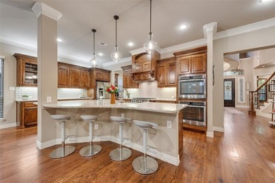 This stunning Traditional French-style Twin Oaks home in Las on Four Seasons Resort and Club in Texas - for sale on GolfHomes.com, golf home, golf lot