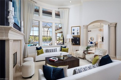 Stunning newly renovated and reimagined waterfront estate home on The Colony Golf and Country Club in Florida - for sale on GolfHomes.com, golf home, golf lot