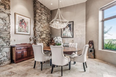 Nestled at the end of a long private drive, this timeless Desert on Desert Mountain Golf Club - Renegade Course in Arizona - for sale on GolfHomes.com, golf home, golf lot