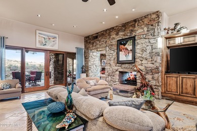 Nestled at the end of a long private drive, this timeless Desert on Desert Mountain Golf Club - Renegade Course in Arizona - for sale on GolfHomes.com, golf home, golf lot