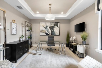 A true showpiece of modern luxury, this one of a kind Pinnacle on Calusa Pines Golf Club in Florida - for sale on GolfHomes.com, golf home, golf lot