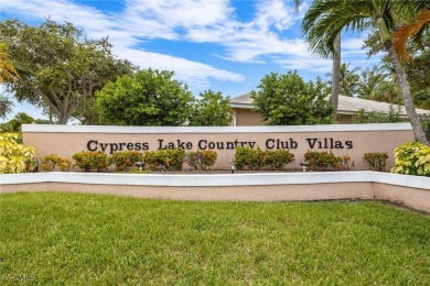 This is a gorgeous 2028 sf Villa - Carefree Living * Lives like on Cypress Lake Country Club in Florida - for sale on GolfHomes.com, golf home, golf lot