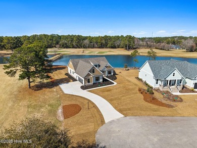 Golf and pond front new construction home is move-in ready in on Lockwood Folly Country Club in North Carolina - for sale on GolfHomes.com, golf home, golf lot