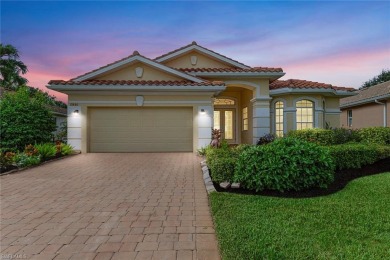 Step inside to this Rarely available Toll Brothers St. Lawrence on Estero Country Club in Florida - for sale on GolfHomes.com, golf home, golf lot